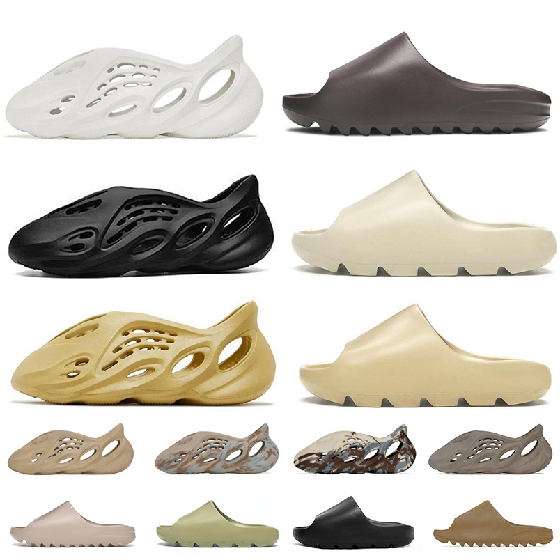 

2022 Designer Slippers Men Woman slider Vermillion Mineral Blue Onyx Pure Sandals Slide Slipper Foam Ochre RUNR Bone Resin Clog Desert Ararat runr slides shoe 36-47, Pay for box