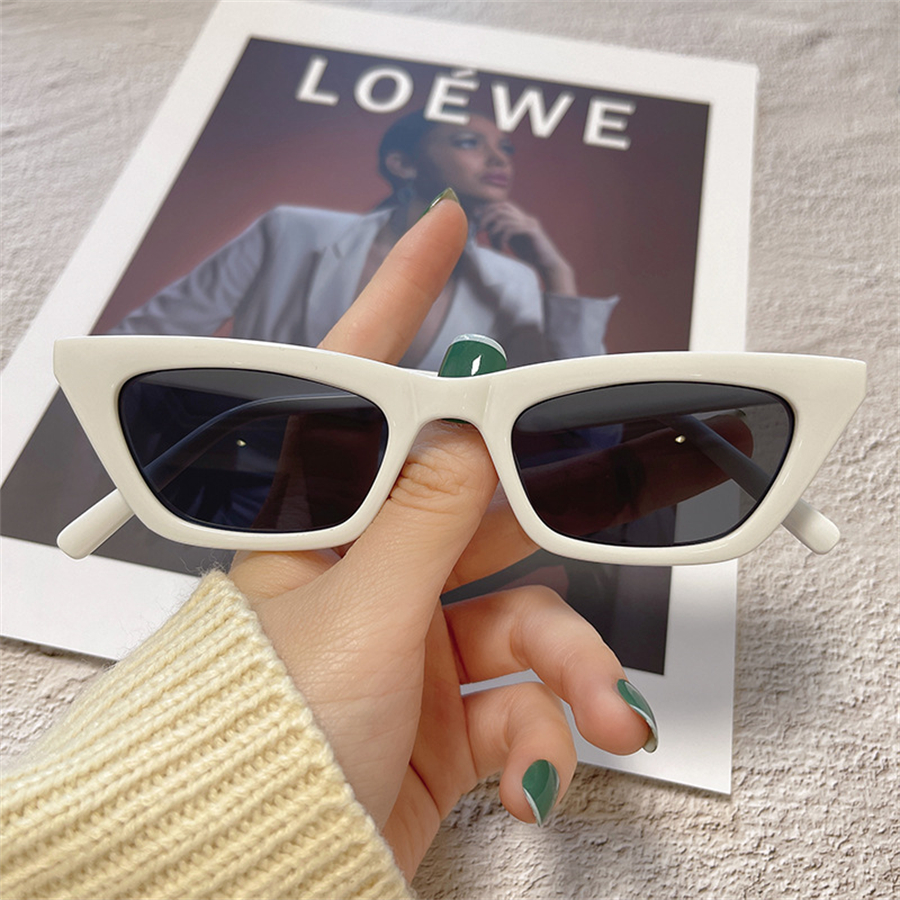 Lunettes de soleil œil de chat pour femmes, petite monture, nouvelle mode pour hommes, lunettes de personnalité rétro, vente en gros, 2022