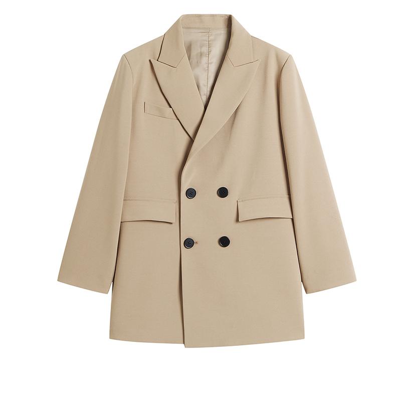 

Women's Suits & Blazers Women's Clothing Spring Autumn Casual Suit Jacket Korean Loose Outerwear OL Office Ladies Blazer Coats D488Women, White