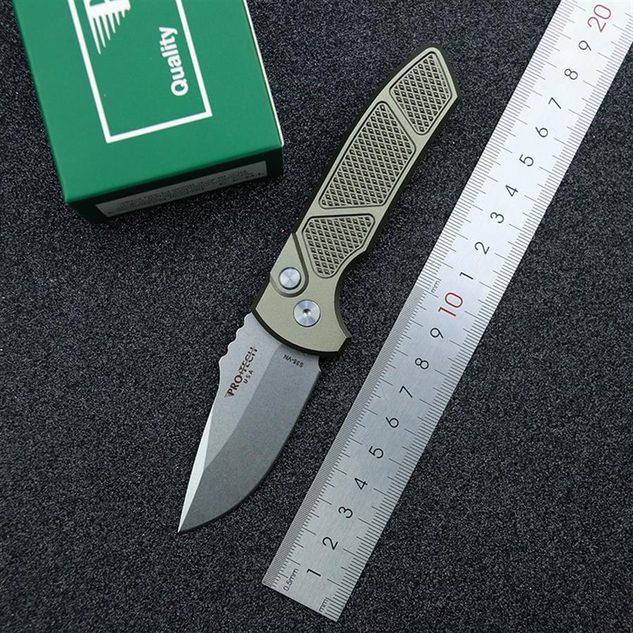 

Pro-Tech Les George SBR Mark S35VN blade Aluminum hunt camping Pocket outdoor Survival kitchen EDC Tool Tactical folding knife289E