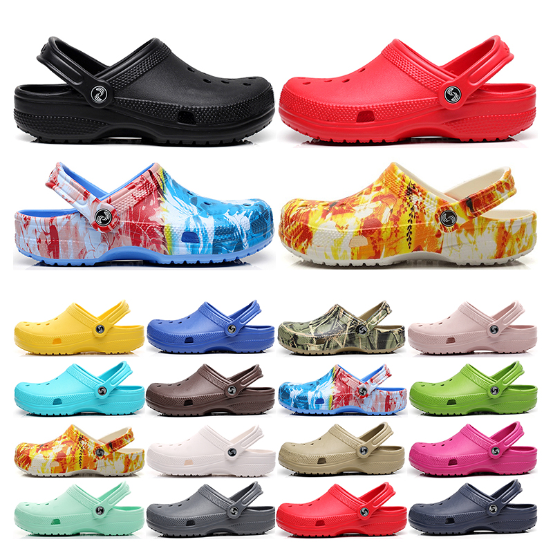 

2022 fashion Slippers Clogs Sandals Slip On Casual Beach Waterproof Shoes men Classic Nursing Hospital Women Slippers Work Medical, 18