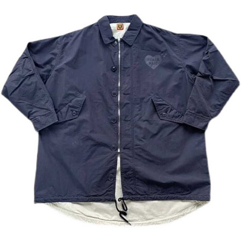 

Men' Jackets Correct version Nigo human made Japanese military coach jacket M51 men' and women' windbreaker OS jacket, Wash blue