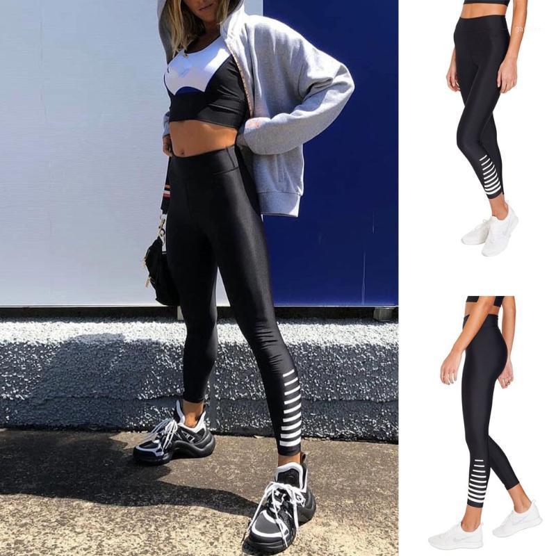 

Women Leggings Mesh Patchwork Sport High Waist Pants Solid Sports Wear For Gym Push Up, White