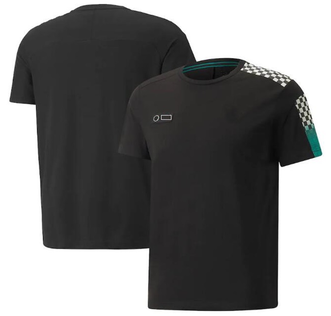 

New F1 Formula One Short Sleeve T-Shirt 2022 Summer Racing Round Neck Shirt Same Customization