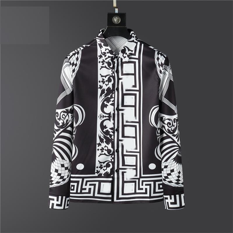 2022 spring men's shirts solid color professional long sleeves business trend simple fashion coat men M-3XL#HSC