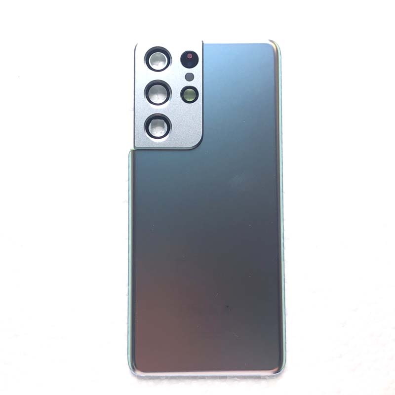 

OEM Back Glass Housing Replacement Housings For Black Samsung Galaxy S21 Ultra 5G G998W G998U G998B With Preattached Adhesive and Camera Lens Battery Glasses Covers