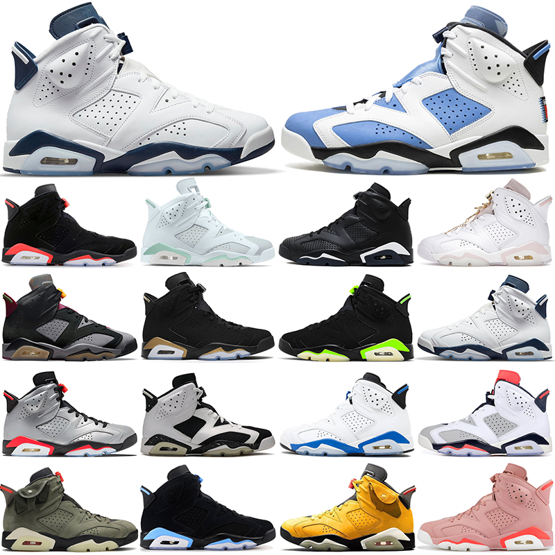 

6s mens basketball shoes 6 University Blue Midnight Navy Carmine Bred Black Cat Bordeaux Oreo men women Athletic sports trainer sneakers walking jogging discount, Iron grey