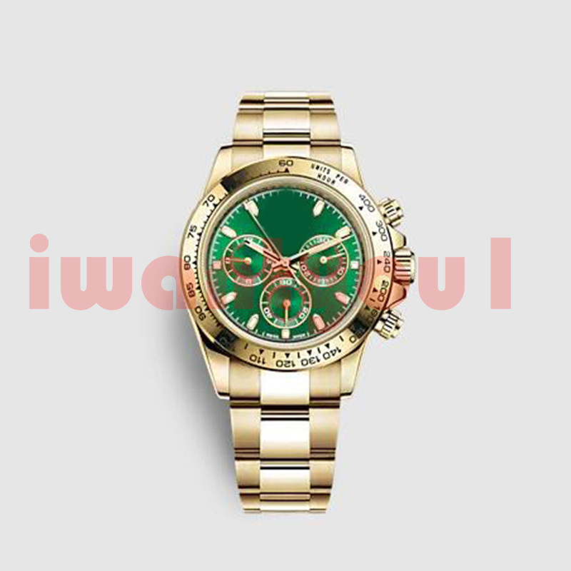 

Luxury Stainless Steel Quartz Mens Watches Fashion Day Date Men Designer Watch Gifts Small Dial Working Famous President Gold Perpetual Stopwatch