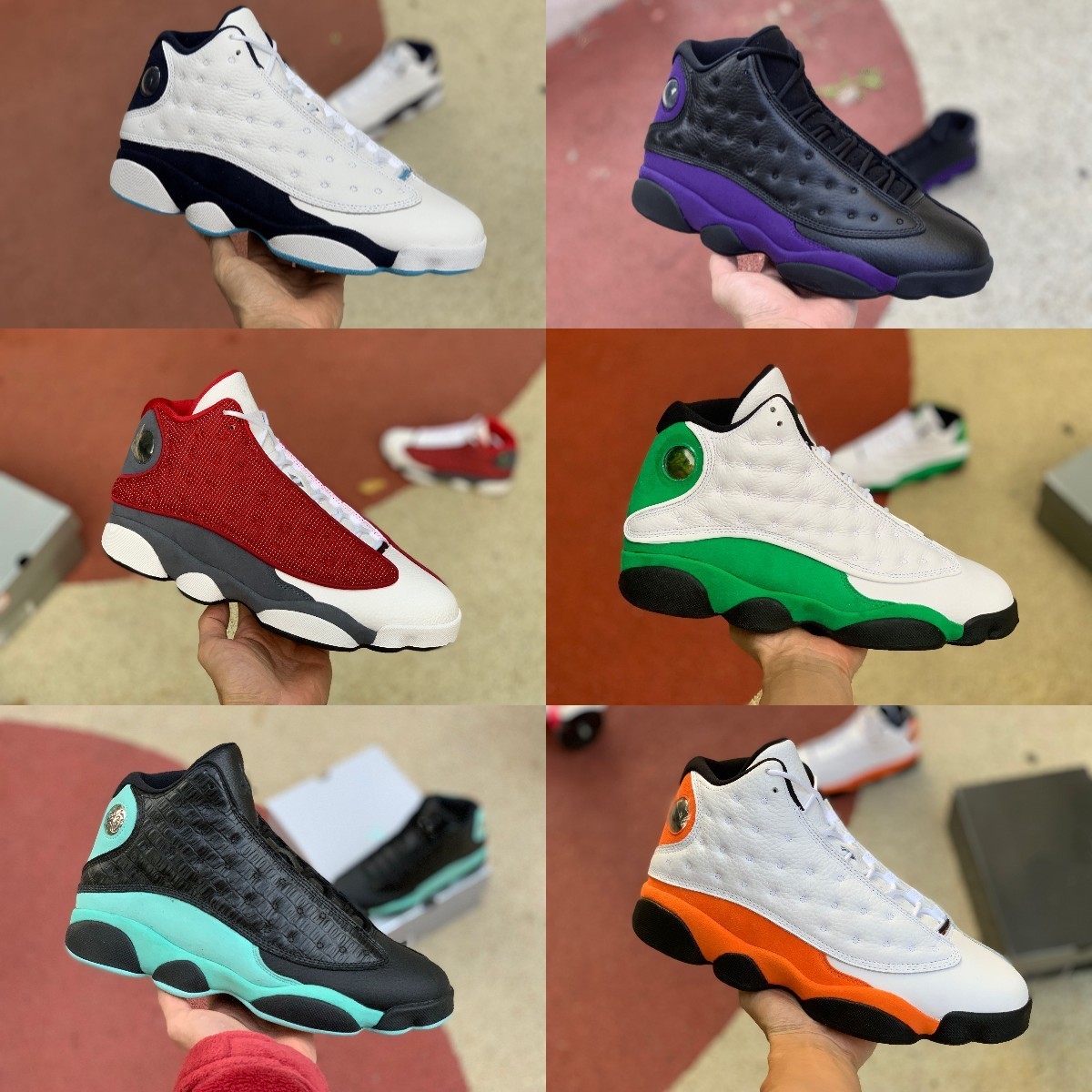 

Jumpman 13 13S Casual Basketball Shoes Mens High Flint Island Green Red Dirty Hyper Royal Starfish Dark Powder Blue Black Cat Court Purple Chicago Trainer Sneakers, Please contact us