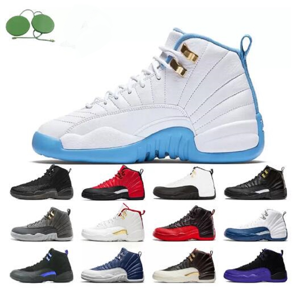 

jumpman 12 Winterized men Basketball Shoes 12s Twist Reverse Flu Game Indigo University Gold Taxi mens trainer outdoor sneakers, # 34