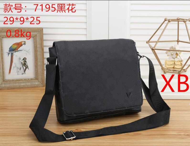

Top quality luxurys designers men shoulder bags fashion letters printing womens crossbody leather mens messenger bag for girls boys backpacks, No logo