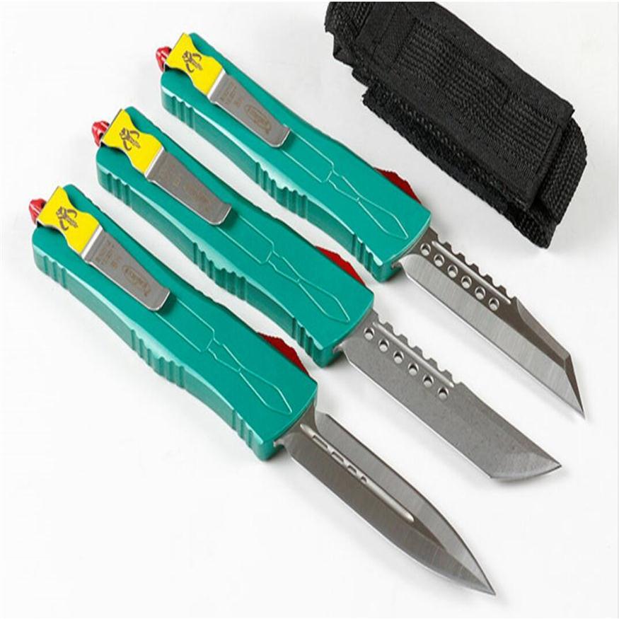 

Micro technology A10 Dragon automatic ejecting knife Auto Pop-Up knife outdoor camping EDC tool BM 3310 3300 3400 4600 UT85 UT87227g