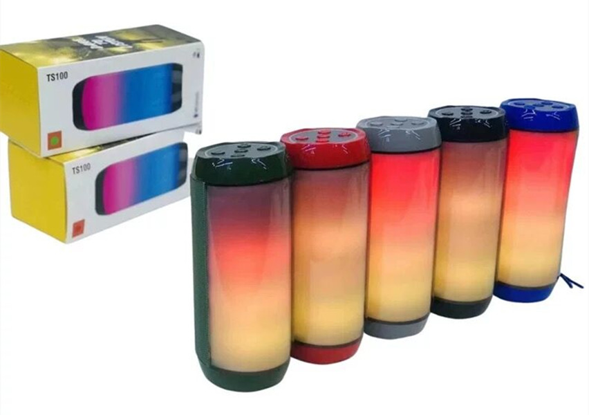 

2022 New LED Pulse 4 wireless bluetooth speaker lights subwoofer card computer outdoor portable high volume audio