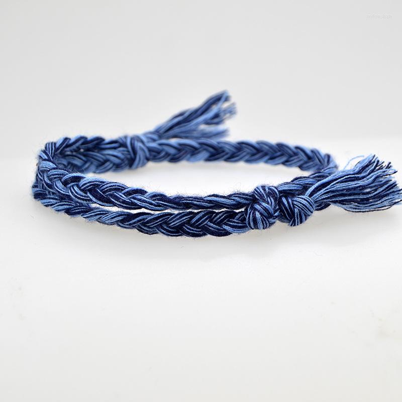 

Link Bracelets Chain Fashionable Cotton Rope Hand-woven Hand With The Same Ins Style Comfortable Adjustable Bracelet 2022 BraceletLink