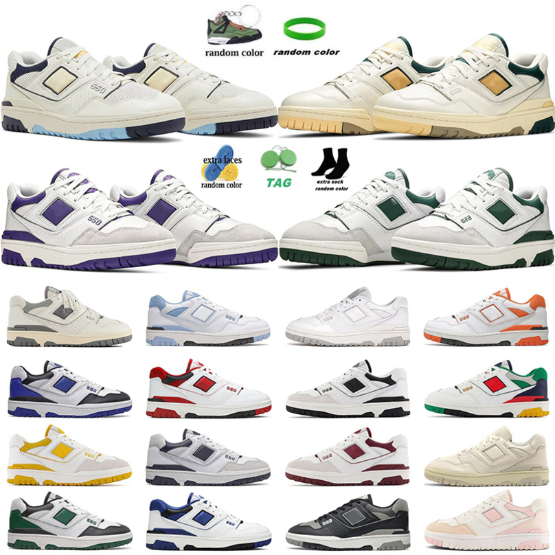 2022 Men Women 550 Designer Casual Shoes White Grey Natural Green Purple Sea Salt Black UNC Syracuse Red Mens Trainer Sneaker ZDZ9 6KCH
