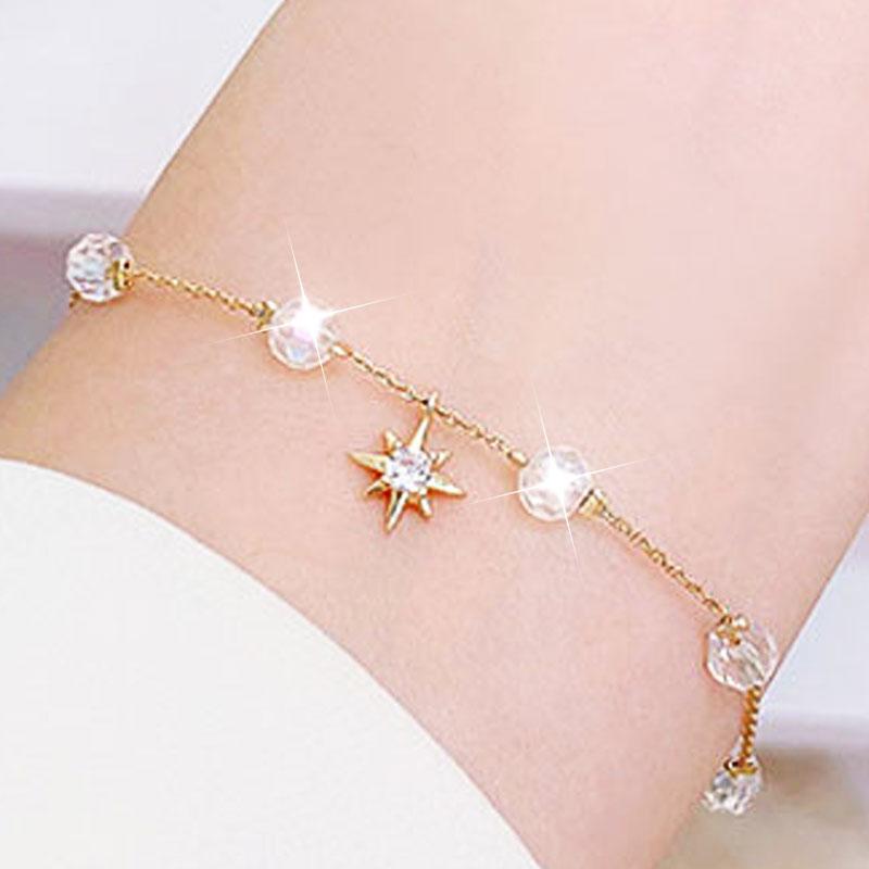 

Other Elegant Simple Double Layer Lady Necklaces Temperament Exquisite Stars Shine Zircon Necklace Engagement Luxury JewelryOther