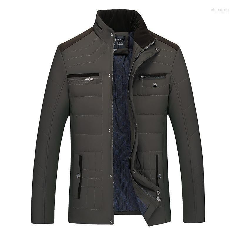 

Men's Down & Parkas Men Jacket Coat Fashion Trench Autumn Middle-Aged Man In Cotton-Padded Clothes Phin22, Nrvy