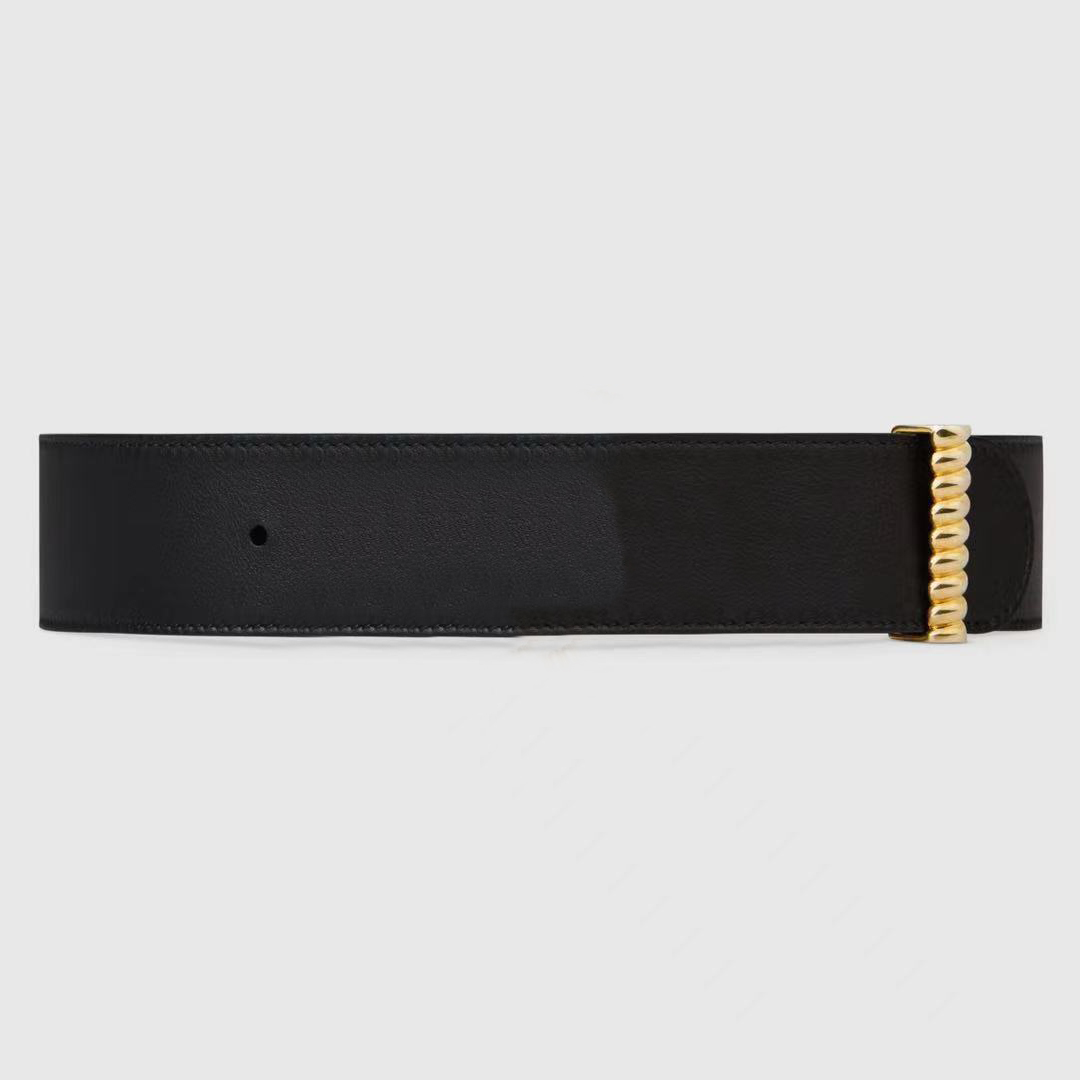 

10A screw thread gold buckle belt belts for men highest quality new women black nude genuine leather belt with green box 627055 73, White