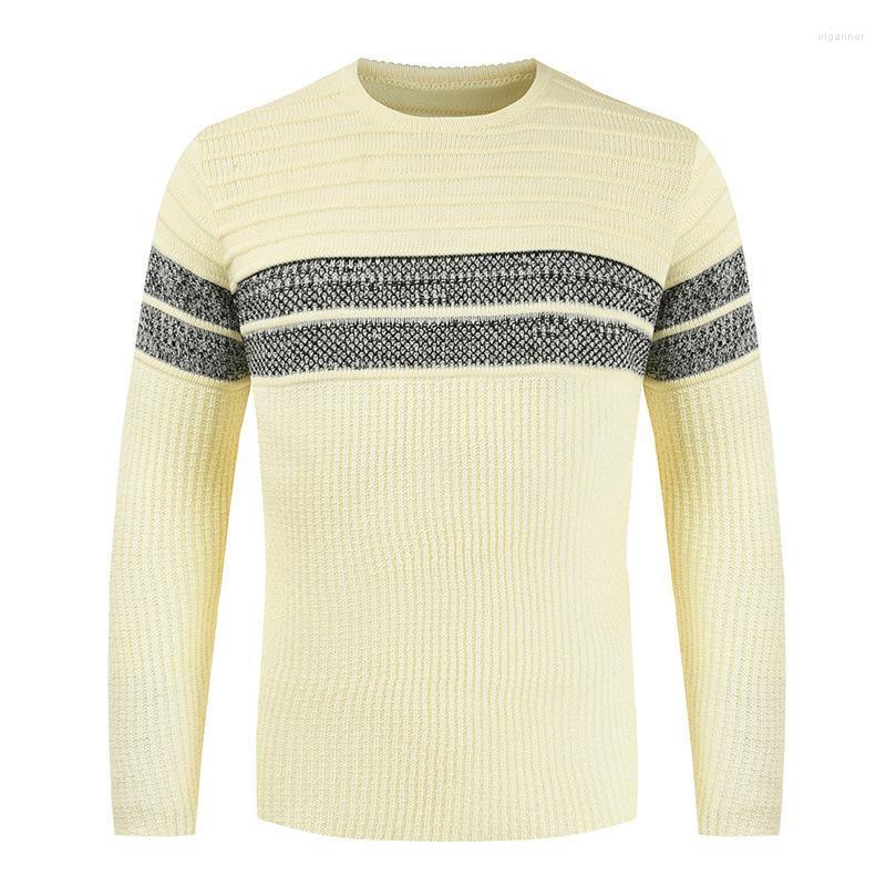 

Men' Sweaters Mens Men' Winter O-neck Knitted Men Casual Stripe Warm Knitting Jumper Pullovers Man Fashion MaleMen' Olga22, Black