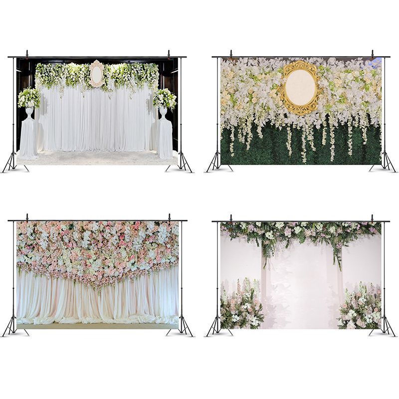 

Wedding Flower Wall Party Backdrops Baby Shower Kids Birthday Party Decoration Wall Sticker Poster Photography Background Props, As described