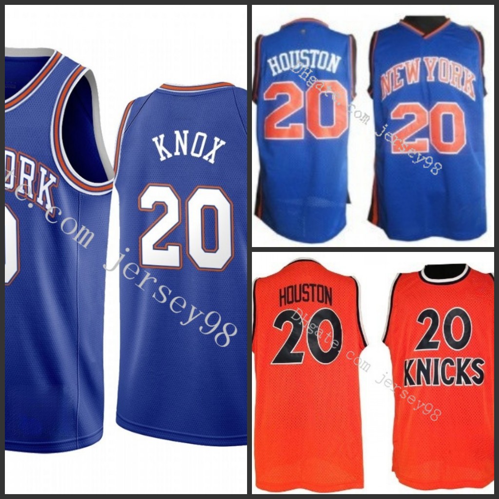 

New York''Knicks''men 20''Allan''Houston retro Basketball''Jersey