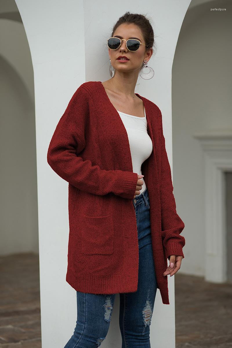 

Women' Knits & Tees Sweater For Women Turtleneck Long Sleeve Autumn Slim Pullover Female Clothing Fashion Gray22 Perf22, Red