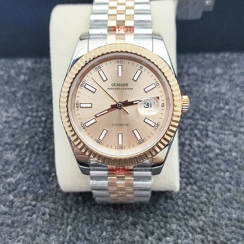 

40MM Men's Automatic Mechanical Watch Sapphire Glass Stainless Steel 904L Calendar