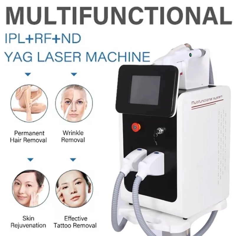 High Quality Multi-Functional Beauty Equipment Face Lift Vascular Therapy Painless Ipl Machine For Laser Hair Tattoo Removal rf radio frequency h-image-771334211