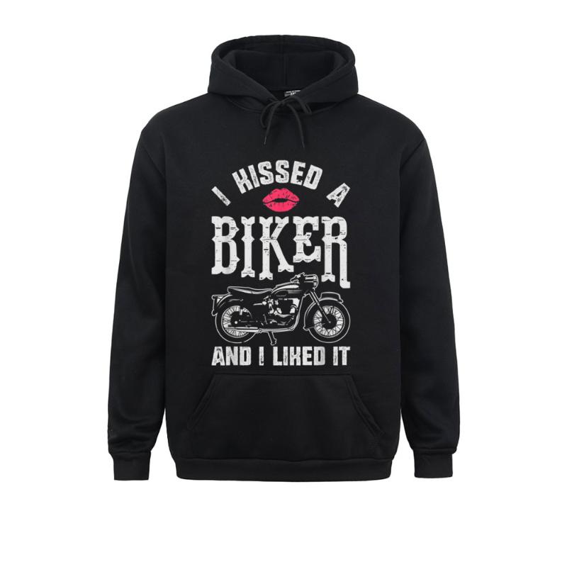 

Men' Hoodies & Sweatshirts Kissed A Biker And I Liked It Funny Bikers Motorcycling Printed Long Sleeve For Women Men Sportswear 2022Men, Blue