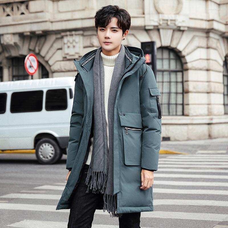 

Men's Down & Parkas White Duck Medium Length Jacket Kare22, Black