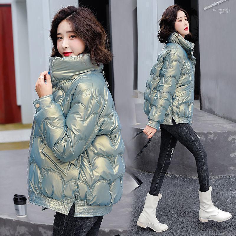 

Women's Down & Parkas Women 2022 Winter Cotton Jacket Coat Female Stand Collar Outwear Ladies Parka Thick Padded Casual Coats A442 Guin22, Pink