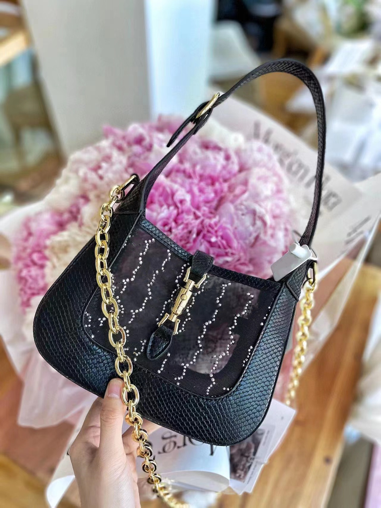 

5A Top Quality Jackie 1961 Luxury Designer One Shoulder Women Fashion Bags Duffle Bag Nylon Leather Tote Messenger Bag Handbags Women