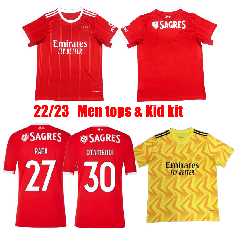 

Temporada 22 23 Benfica soccer jersey Roupas de futebol 2022 2023 Home Away 3rd SEFEROVIC WALDSCHMIDT EVERTON PIZZI RAFA G.RAMOS Men top kids kit Football shirt