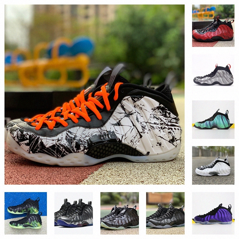 

One Mens Trainers Penny Hardaway Shoes Black Aurora Elephant Print Memphis Tiger Cracked Lava Doernbecher Camo White Off Sports Sneakers