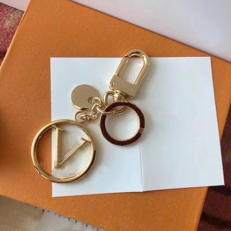 

Fashion Keychain Designer Gold Letters Women Keychain Luxury Good Quality Trend Brand Accessories