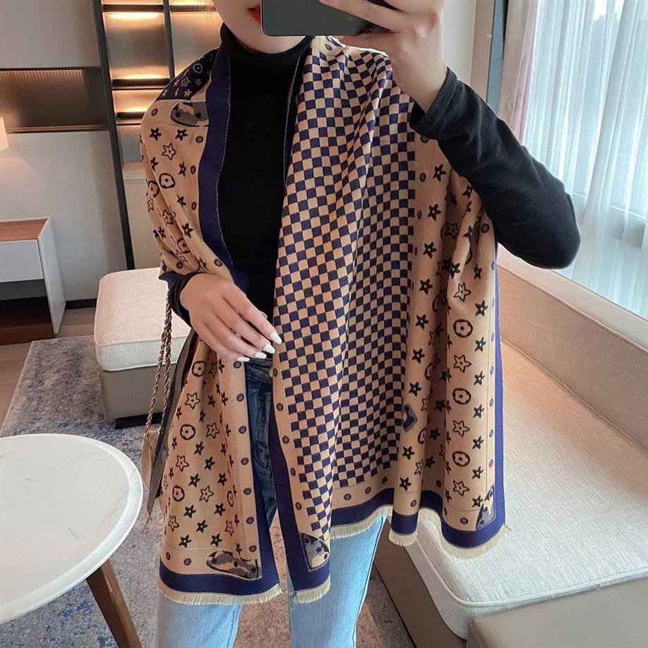 

Warm Designer Scarf Cashmere womens scaves Big Style shawl Soft Scar Fashion Winter Women Design Scarves High Quality180x70cm 0018266f