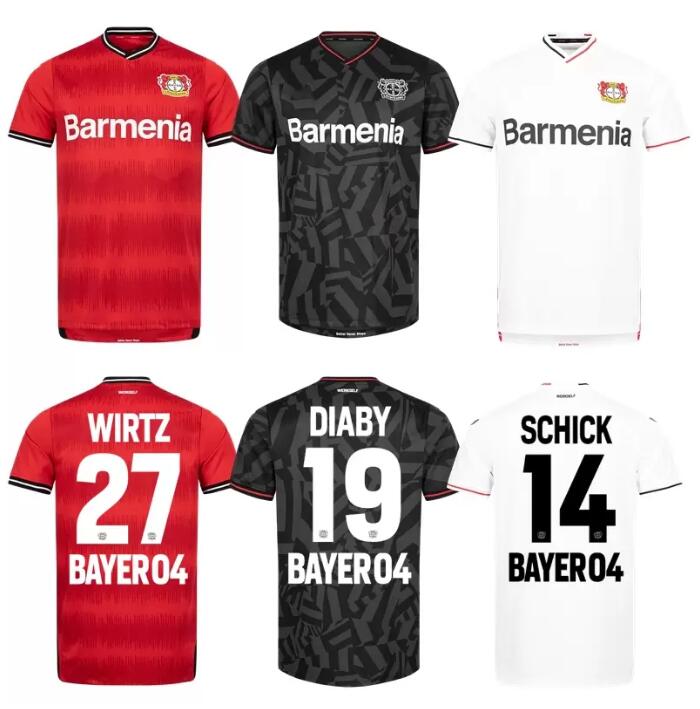 

2022 2023 Bayer 04 Leverkusen soccer jersey Wirtz 22 23 Schick Tah home away third HLOZEK DEMIRBAY Tapsoba football shirt, 22/23 away
