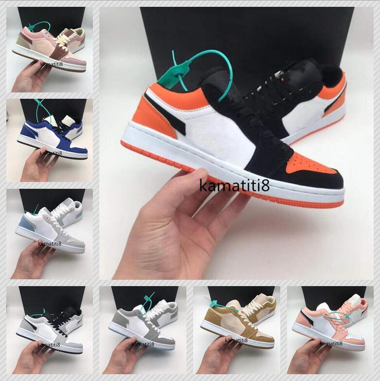 

Jumpman 1 Basketball Shoes Designer Men Women 1s Low Lace-Up Casual Sneakers Outdoor Unisex Skateboard Shoes size 36-44, #1