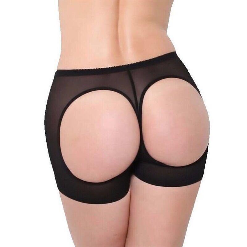 

Women' Shapers Womens BuLifter Panties Tummy Control Seamless Enhancer Body Shaper Briefs Underwear Booty Top Waist Trainer, Black