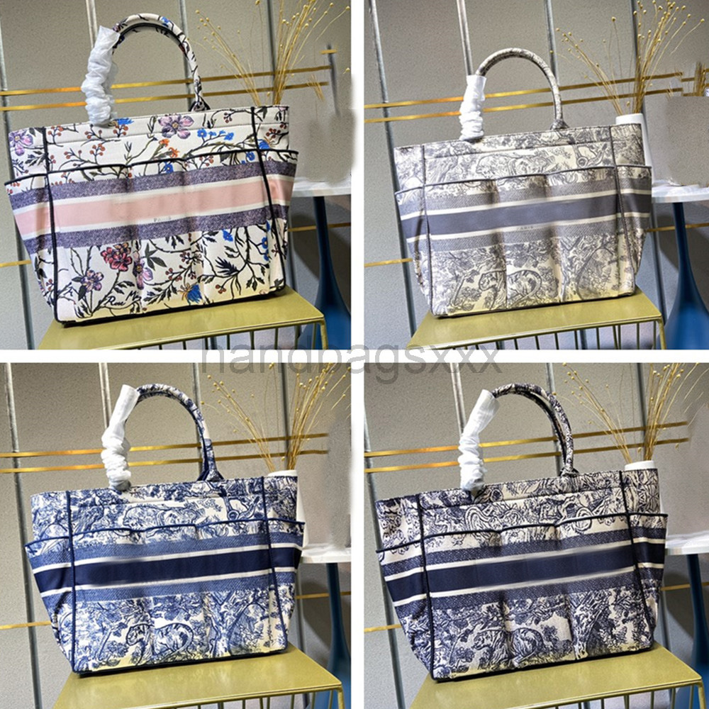 

Large Capacity Shopping Bag Top canvas material designer handbags printed pattern decorative Casual style design sack