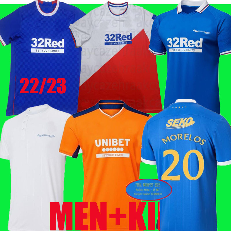 

21 22 23 Rangers fc third Soccer Jerseys cup league final BUDAPEST Special 150th RAMSEY Sakala Glasgow 2022 2023 Football Shirt ROOFE MORELOS AMAD TAVERNIER men kids, Special +patch