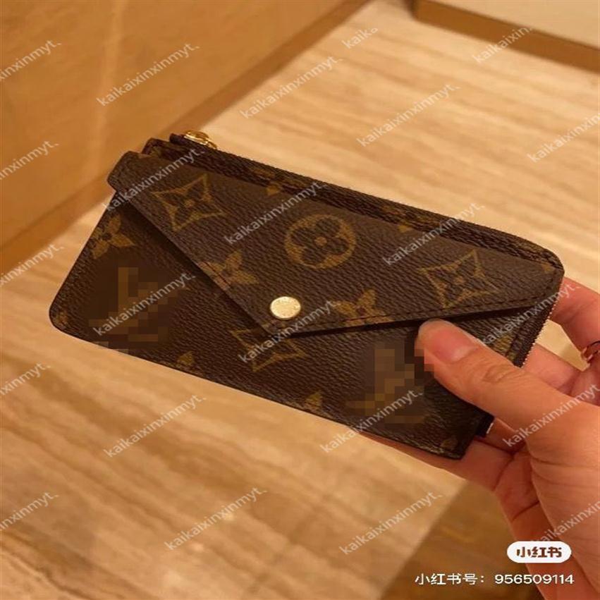 

M69431 CARD HOLDER RECTO VERSO Designer Fashion Womens Mini Zippy Organizer Wallet Coin Purse Bag Belt Charm Key Pouch Pochett300S, Bubble bag