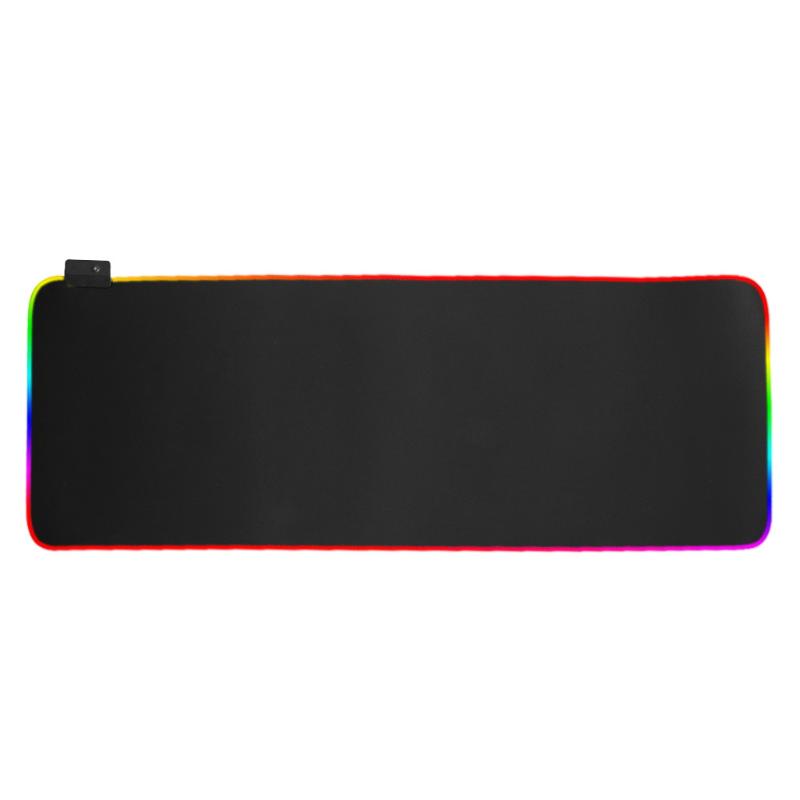 

Mouse Pads & Wrist Rests Smooth Symphony RGB Hard Pad Matte Resin Polymer Silicone Bottom Large Size Gaming Mousepad No Smell Keyboard MatMo