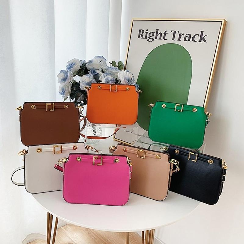 

New leather bag OP70 female niche light luxury retro fashion fashionable cowhide temperament single chain slant envelope bag with double shoulder straps, Other model