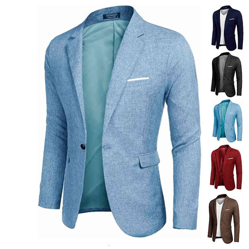 

Men's Jackets jacket linen structure slim men's suit modern casual lightweight 9HP8, 2# box