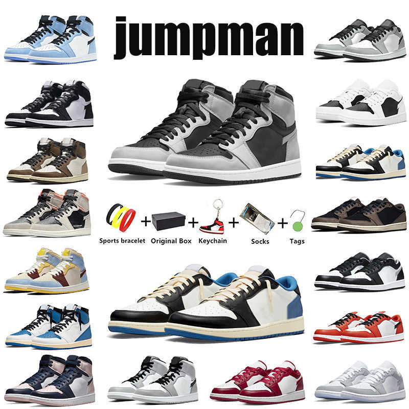 

with box Jumpman 1 mens high basketball shoes Bred Patent Dark Mocha TS x fragment low 1s University Blue Shadow 2.0 Chicago Panda men, Color#40