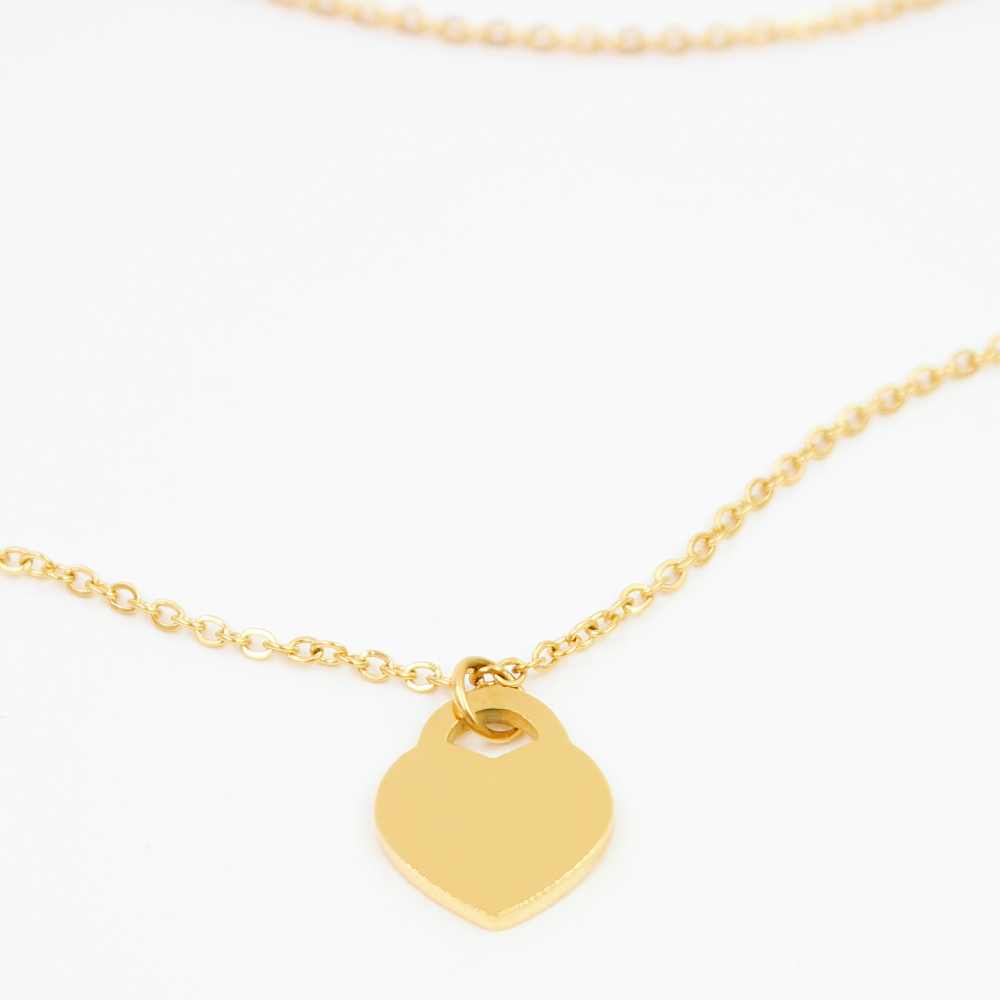 Ordre Couleurs Mélangées Mode De Luxe Célèbre Marque Amour Collier Femmes Clavicule Collier Or Couleur Pêche Coeur Pendentif T Colliers Beaux Bij