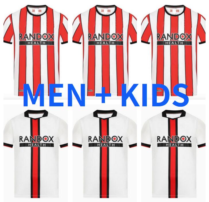

22 23 SHEFFIELD Sander Berge UNITED home soccer jerseys away John Egan Rhian Brewster Anel Ahmedhodzic Oliver McBurnie Jayden Bogle 2022 2023 football shirt kit