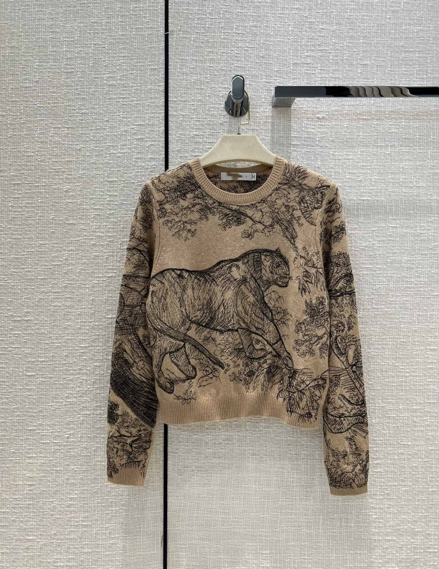 

Milan Runway Sweaters 2022 Autumn Long Sleeves O Neck Women' Sweater High End Jacquard Pullover Designer Sweater 0720-5, Multi