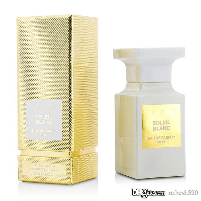 

Famous Female Perfume 100 ml 50ml 3.4 FL.OZ EAU De Parfum Woman Soleil Blanc White Bottle Spary Long Lasting Fast Delivery